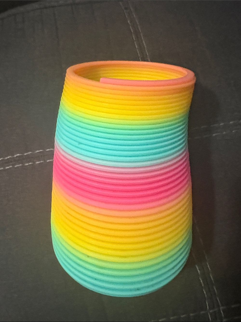 Rainbow Coil Spring Toy - Bright Multicolor